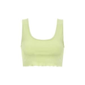 NEW MONTCE women's avo micro rib binded tank top in avocado cotton